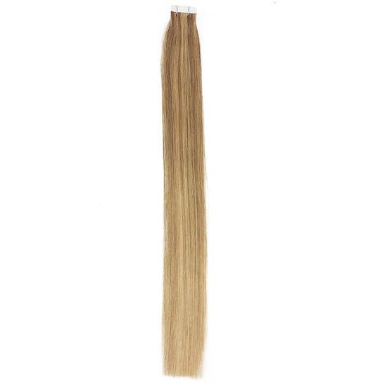 Straight Tape-In Human Hair Extension Color F24/27/17