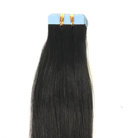 Load image into Gallery viewer, 10A/8A Straight Tape-In Human Hair Extension Natural
