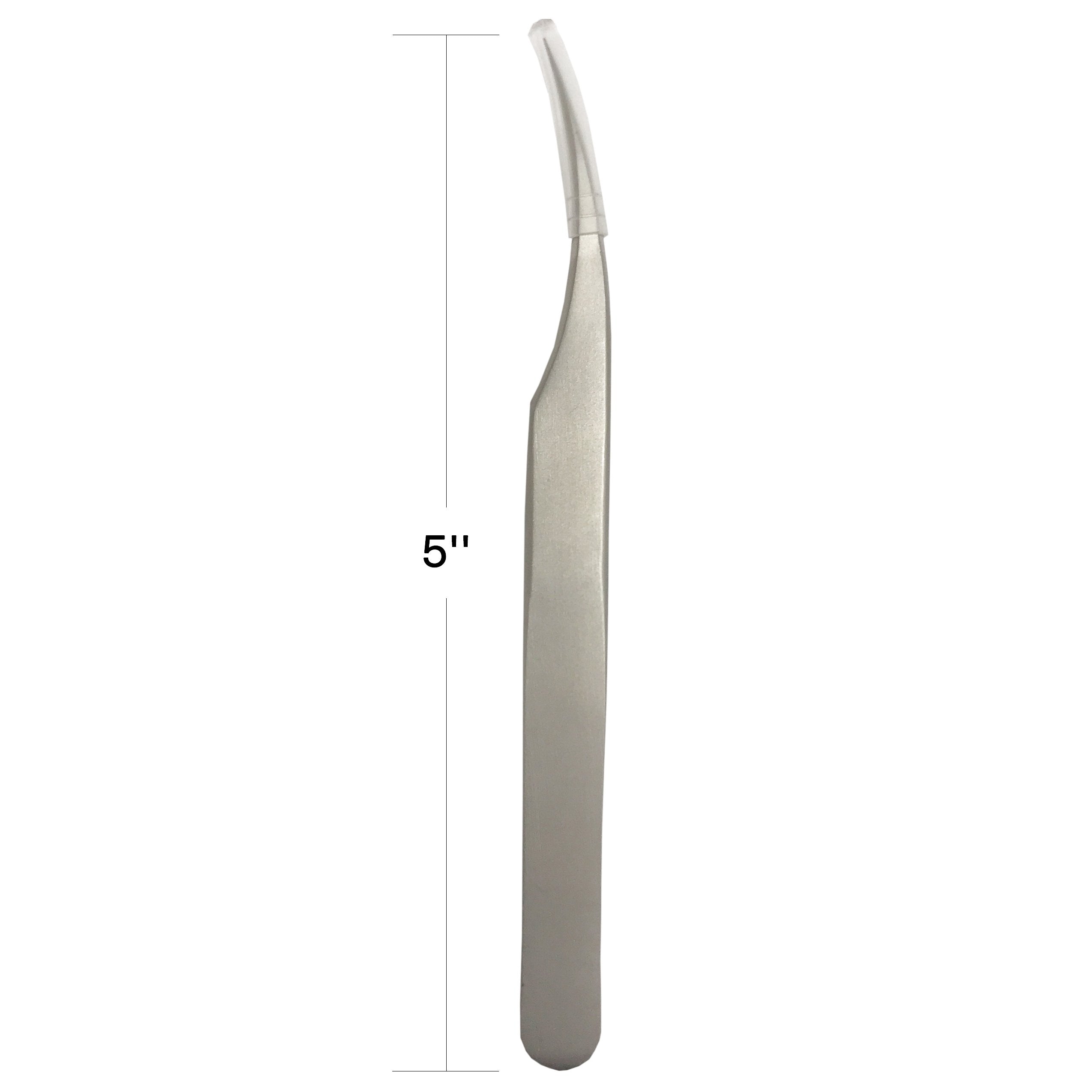 Stainless Steel Eyelash Extension Straight Tweezers - eHair Outlet