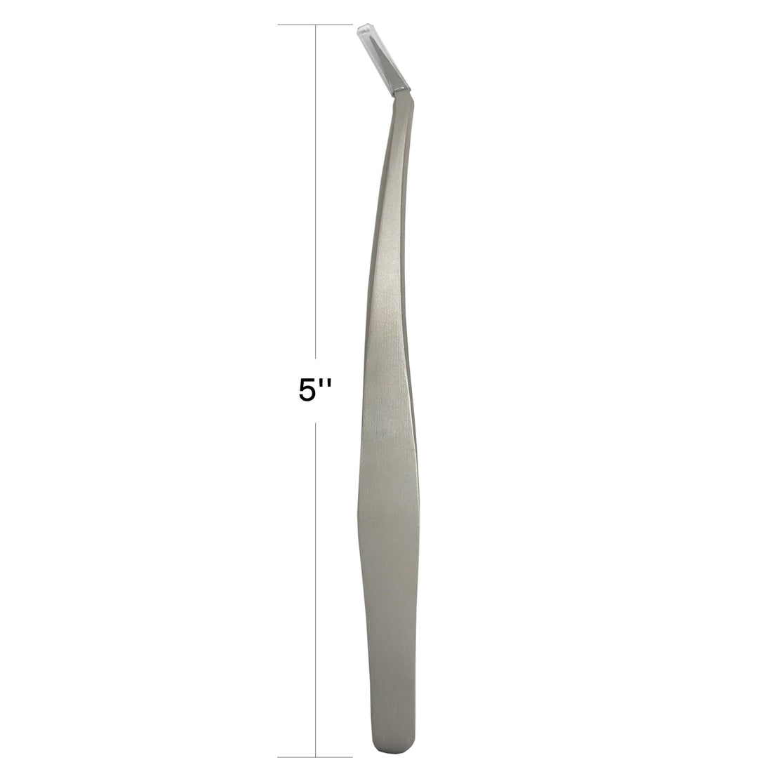 Stainless Steel Eyelash Extension Curved Tweezers - eHair Outlet