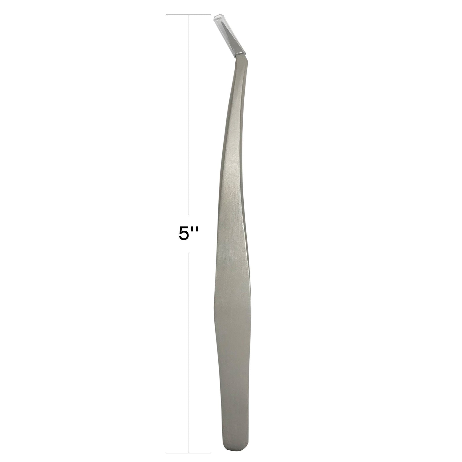 Stainless Steel Eyelash Extension Curved Tweezers - eHair Outlet