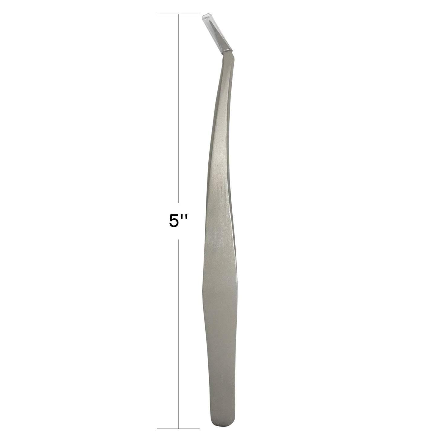 Stainless Steel Eyelash Extension Curved Tweezers - eHair Outlet