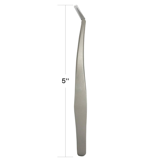 Load image into Gallery viewer, Stainless Steel Eyelash Extension Curved Tweezers - eHair Outlet
