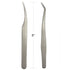 Stainless Steel Eyelash Extension Straight and Curved Tweezers Set of 2 - eHair Outlet