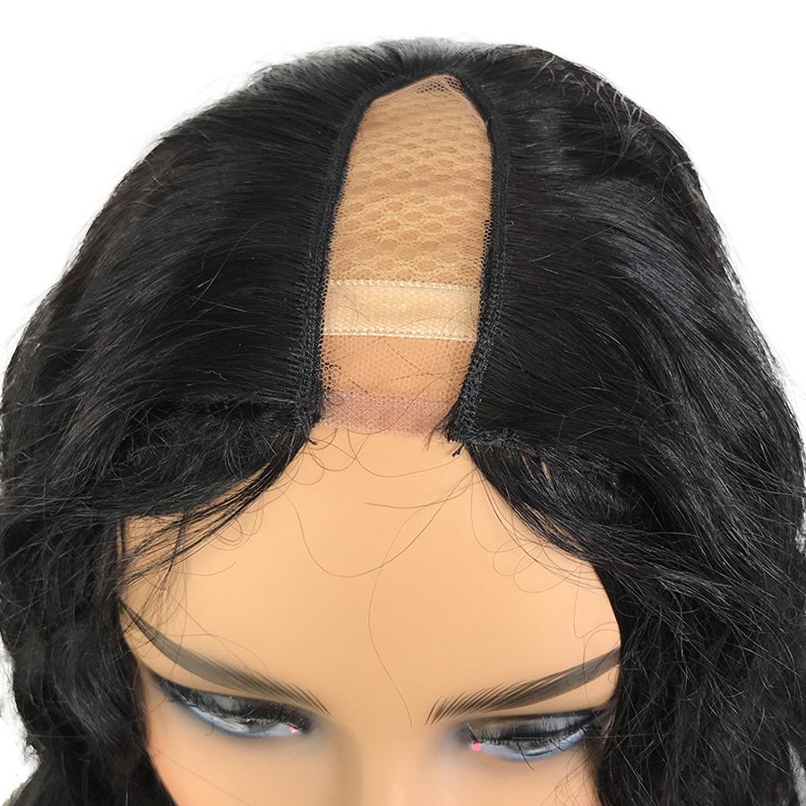 Malaysian Body Wave U Part Human Hair Wig