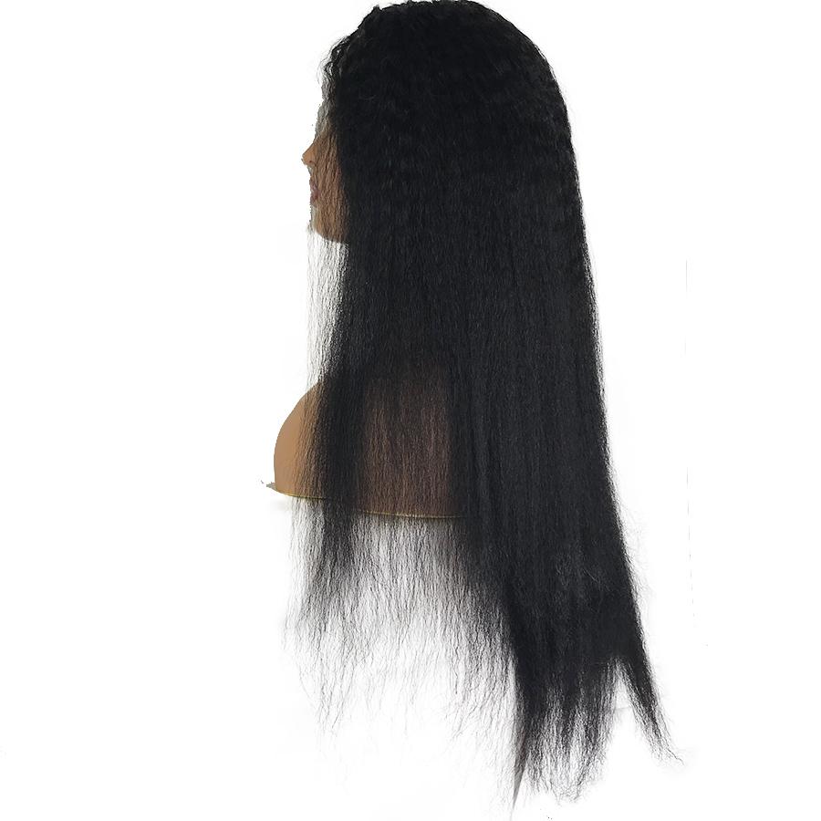 Malaysian Kinky Straight U Part Human Hair Wig