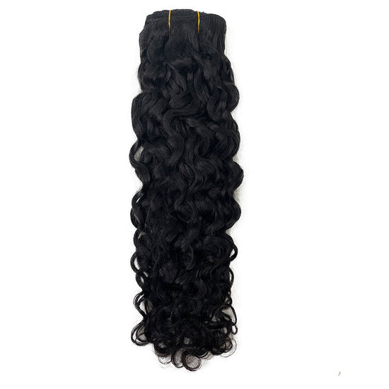 Load image into Gallery viewer, 8A Water Wave Clip-In Human Hair Extension Color Natural
