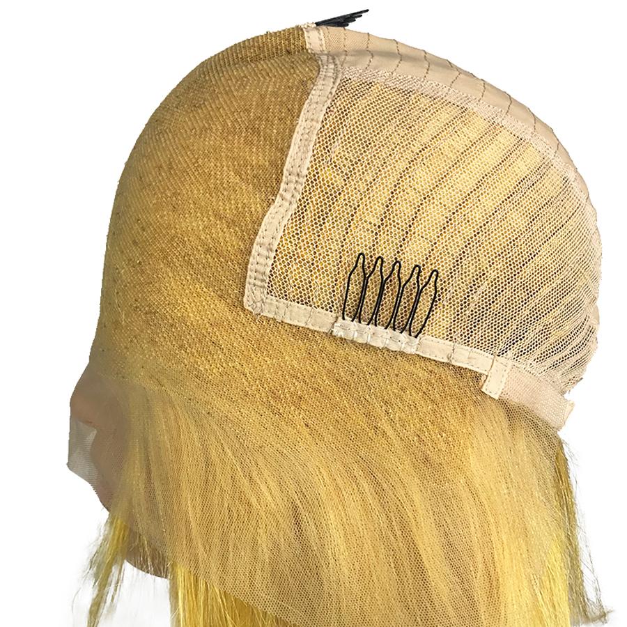 Straight 13&quot;X 6&quot;Lace Frontal Bob Wig Yellow