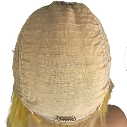 Straight 13&quot;X 6&quot;Lace Frontal Bob Wig Yellow