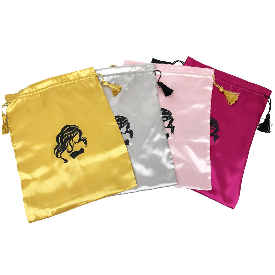 Bolsas de embalaje de peluca sedosa grandes