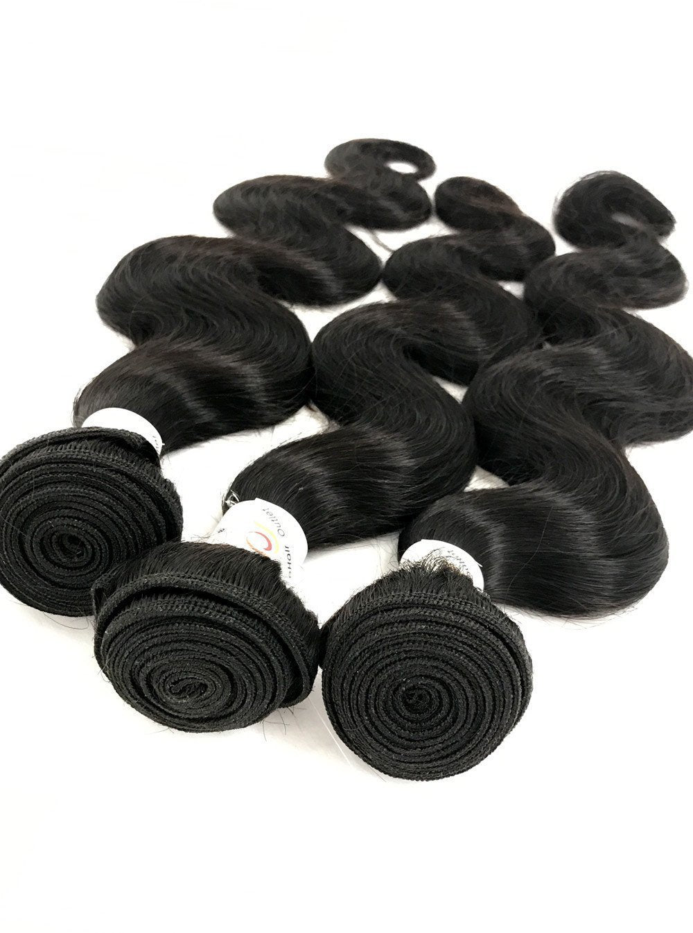 8A Juego de 3 paquetes de Malasia Body Wave con frontal de encaje de 13&quot;x4&quot;