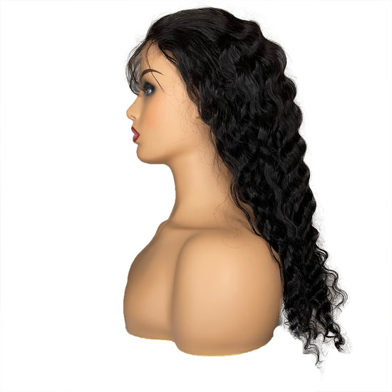 Load image into Gallery viewer, Swiss Deep Wave Lace Closure Wig
