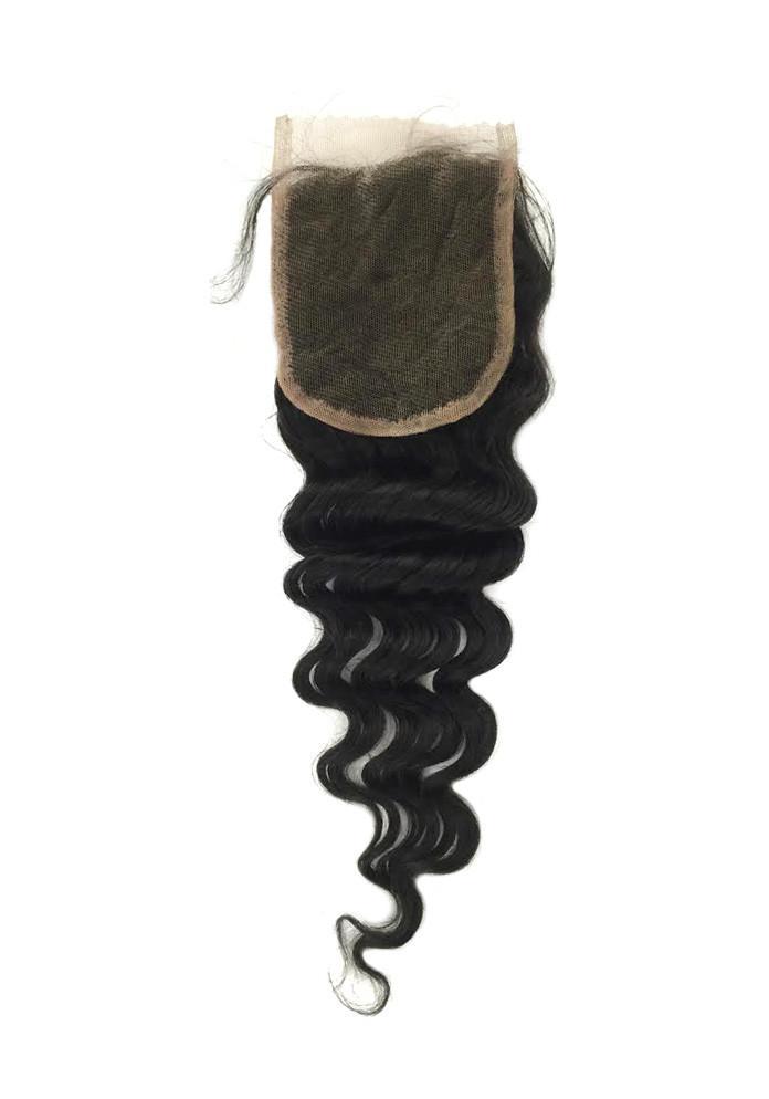 Load image into Gallery viewer, Virgin Deep Wave Lace Closure 4&amp;quot;x4&amp;quot; - eHair Outlet
