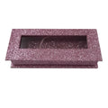 Glitter Light Pink Empty Eyelash Box Small Gift Box - eHair Outlet