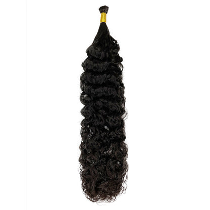 10A I-Tip Natural Wave Human Hair Extension Natural