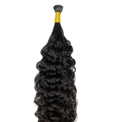 10A I-Tip Natural Wave Human Hair Extension Natural