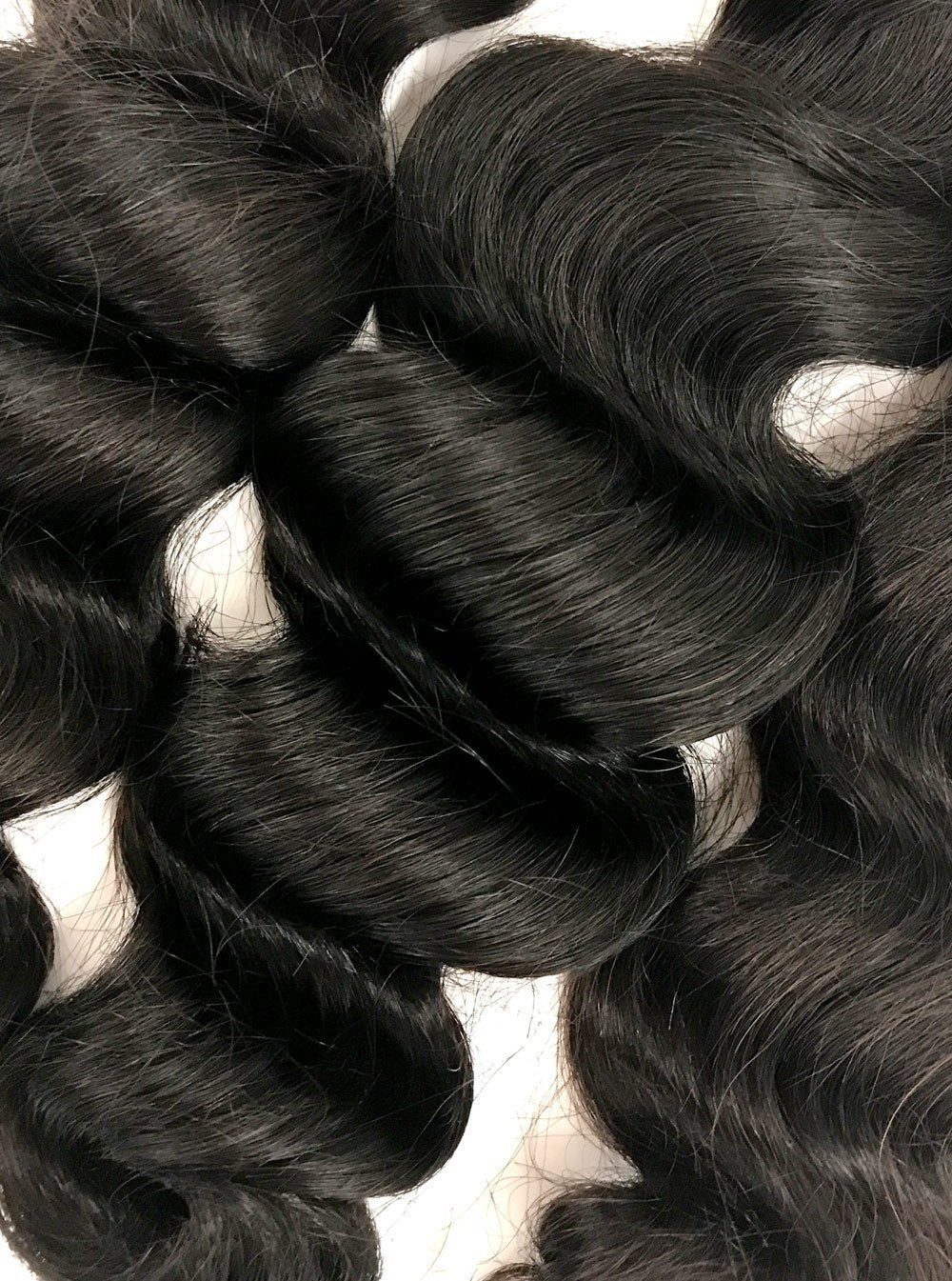 7A Thailand 3 Bundle Set Loose Wave w/ 4&quot;X4&quot; Lace Closure