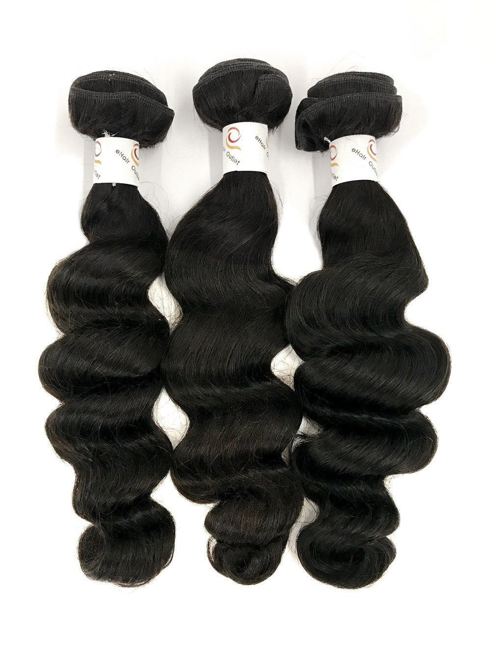 7A Thailand 3 Bundle Set Loose Wave w/ 4&quot;X4&quot; Lace Closure