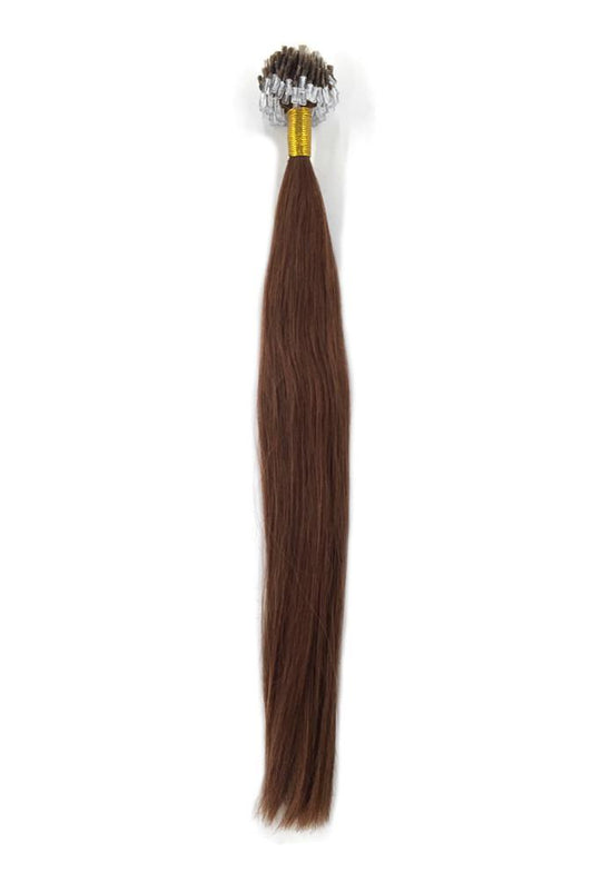 9A Micro Link Straight Human Hair Extension Color 33 - eHair Outlet