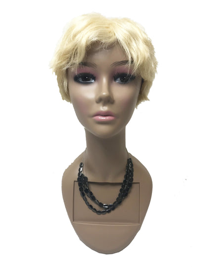 8A MALAYSIAN REMY HUMAN HAIR 613 SHORT WIG - eHair Outlet