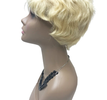8A MALAYSIAN REMY HUMAN HAIR 613 SHORT WIG - eHair Outlet