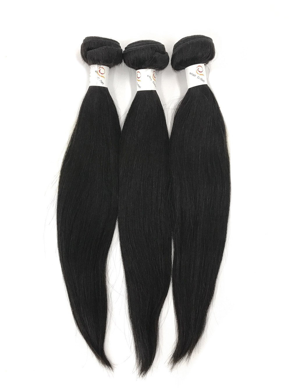 Load image into Gallery viewer, 8A Malaysian 3 Bundle Set Straight w/ 4&amp;quot;X4&amp;quot; Lace Closure
