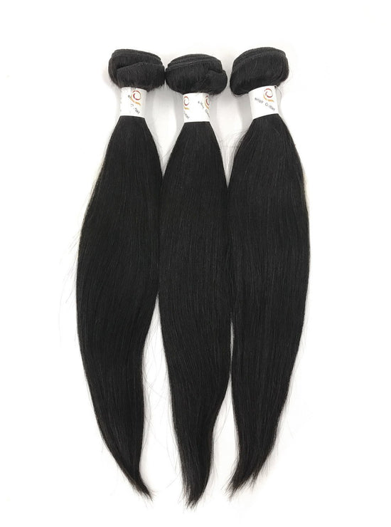 Load image into Gallery viewer, 8A Malaysian 3 Bundle Set Straight w/ 13&amp;quot;x4&amp;quot; Lace Frontal
