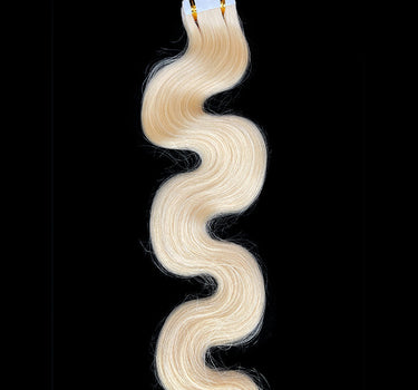 Extensión de cabello humano 10A Body Wave Tape-In Color #613